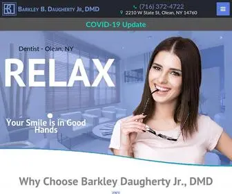 Daughertydental.com(Olean Dentist) Screenshot