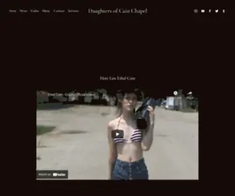 Daughtersofcain.com(Daughters of Cain Chapel) Screenshot