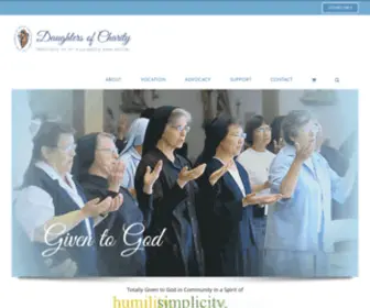 Daughtersofcharity.com(Daughters of Charity) Screenshot