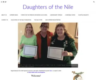 Daughtersofthenile.com(Daughters of the Nile) Screenshot