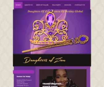 DaughtersofZion-WodGlobal.com(Daughters Of Zion Women of Destiny Florida) Screenshot