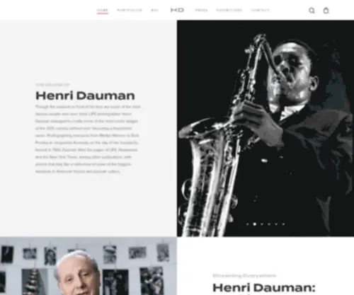 Daumanpictures.com(Henri Dauman) Screenshot