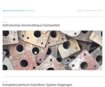 Daunerrommelschalk.de(Dauner rommel schalk architekten) Screenshot