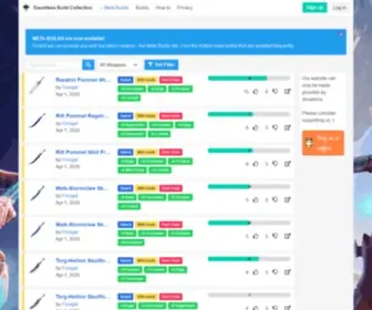 Dauntless-Build-Collection.com(Dauntless Build Collection) Screenshot