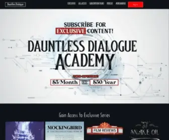 Dauntlessdialogue.com(The Alchemy of Perception) Screenshot