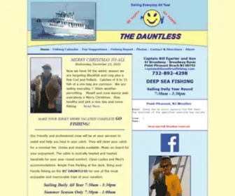 Dauntlessfishing.com(DEEP SEA FISHING) Screenshot