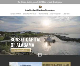 Dauphinislandchamberofcommerce.com(Dauphin Island Chamber of Commerce) Screenshot