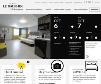 Dauphinquebec.com(Hôtel) Screenshot