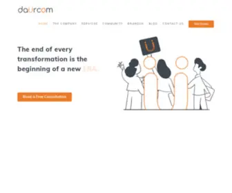 Daurcom.com(Era of connecting ideas to people) Screenshot