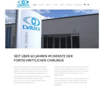 Dausch.com(Dausch Medizintechnik GmbH) Screenshot