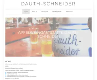 Dauth-SChneider.de(Apfelweingaststätte Dauth) Screenshot