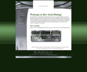 Dav-Techplatinginc.com(Dav Tech Plating Inc) Screenshot