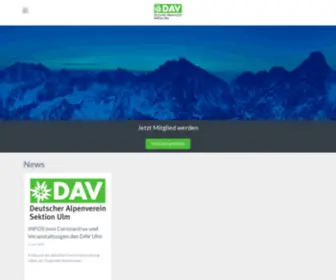 Dav-ULM.de(DAV Ulm) Screenshot