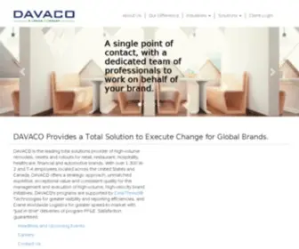 Davacoinc.com(Facilities Management and Program Management) Screenshot