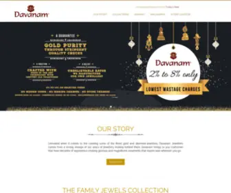 Davanam.com(Davanam Jewellers Private Limited) Screenshot