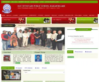 DavBahadurgarh.com(DAV Centenary Public School) Screenshot