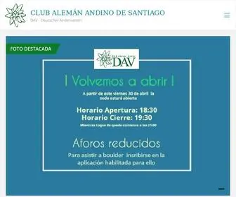 Dav.cl(Club Alemán Andino de Santiago) Screenshot