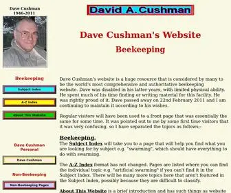 Dave-Cushman.net(Bee Keeping & Bee Breeding) Screenshot