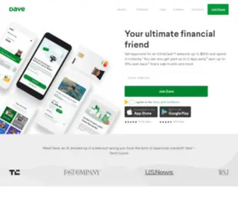 Dave.com(Get The Mobile Banking App That's Making Finances Easier) Screenshot