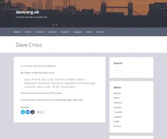 Dave.org.uk(Dave Cross) Screenshot