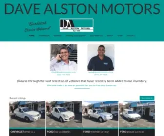 Davealstonmotors.co.za(Dave Alston Motors) Screenshot