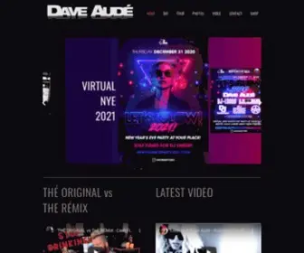 Daveaude.com(Dave Audé) Screenshot