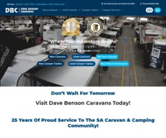 Davebensoncaravans.com.au(Dave Benson Caravans) Screenshot