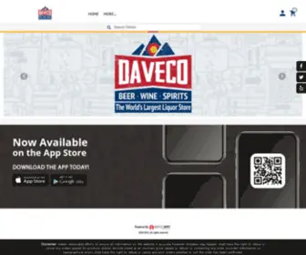 Daveco-Liquors.com(Daveco beer wine & spirits) Screenshot
