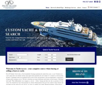 Davedonofrioyachtsales.com(Yacht Access) Screenshot