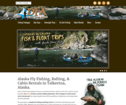 Davefishalaska.com(Alaska Fly Fishing) Screenshot