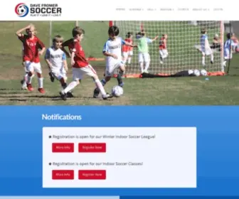 Davefromersoccer.com(Dave Fromer Soccer) Screenshot