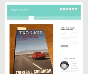 Davegates.net(Author, Blogger, Husband & Dad) Screenshot