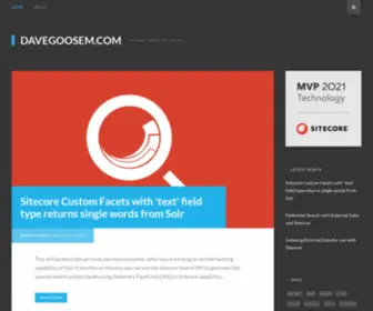 Davegoosem.com(Davegoosem) Screenshot