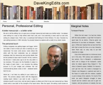 Davekingedits.com(Dave King Editorial Services) Screenshot