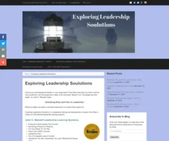 Daveleingang.com(Exploring Leadership Soulutions) Screenshot