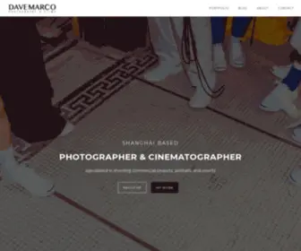 Davemarco.com(Shanghai Photographer) Screenshot