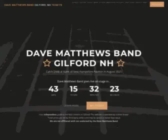 Davematthewsbandgilfordnh.com(Dave Matthews Band Gilford NH Tickets) Screenshot