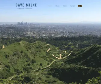 Davemilnemusic.com(Dave (David) Milne Score Composer Film Television & Sync) Screenshot