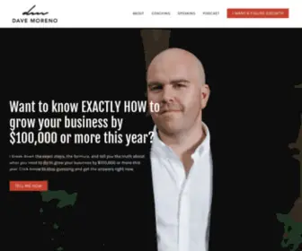 Davemoreno.ca(The Badass Business Coach) Screenshot