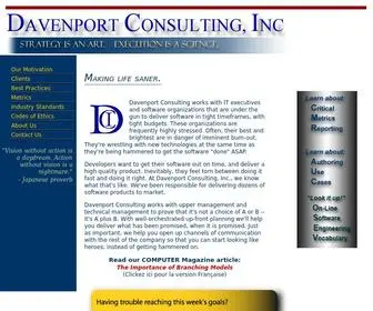 Daven.com(Davenport Consulting Inc) Screenshot