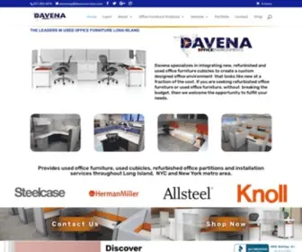 Davenaoffice.com(Used Office Furniture Long Island) Screenshot