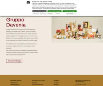 Davenia.it(Milano vendita prodotti tipici meridionali pane altamura focaccia vini vinicole specialit) Screenshot