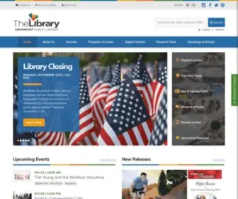 Davenportlibrary.com(Davenport Public Library) Screenshot