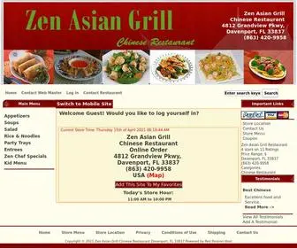 Davenportzenasiangrill.com(Zen Asian Grill Chinese Food Davenport) Screenshot