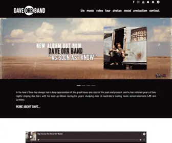 Daveorrband.com(Dave Orr Band) Screenshot