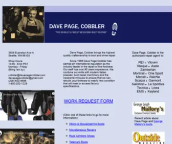 Davepagecobbler.com(Index) Screenshot