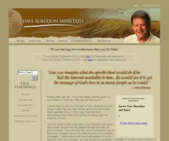 Daveroberson.org(Dave Roberson Ministries) Screenshot