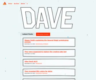 Daverupert.com(The Homepage of Dave Rupert) Screenshot