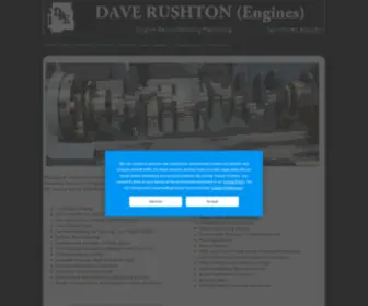 Daverushton.co.uk(Engine reconditioning machinists) Screenshot