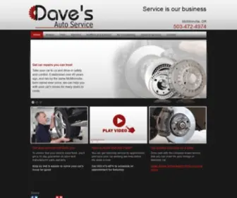 Davesautoservicemcminnville.com(Dave’s Auto Service) Screenshot